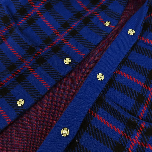 実際に弊社で買取させて頂いたNO ID. BLACK/ノーアイディー ブラック チェック カーディガン 2の画像 5枚目