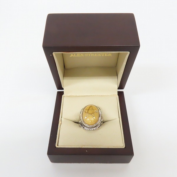 実際に弊社で買取させて頂いたALEX STEETER/アレックスストリーター 2011年限定 Angel Heart Ring/エンジェルハートリング パール/19号の画像 8枚目