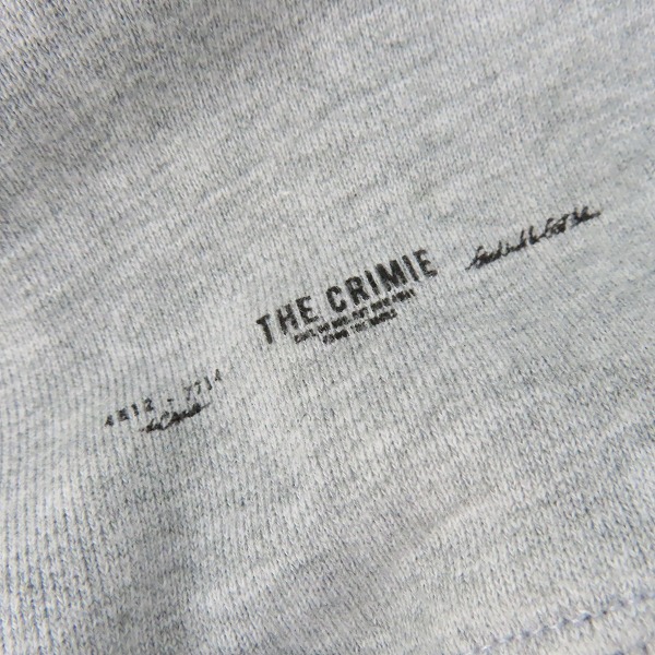 実際に弊社で買取させて頂いたTHE CRIMIE/クライミー SWEAT BOX LOGO CREW NECK/ボックスロゴ クルーネック スウェット トレーナー CR1-02L5-CL59/XXLの画像 5枚目