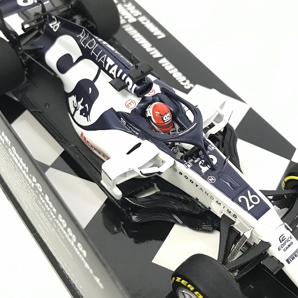 実際に弊社で買取させて頂いたMinichamps/ミニチャンプス 1/43 2020 F1 #26 D.クビアト F1 AlphaTauri  Honda AT01 ミニカーの画像 5枚目