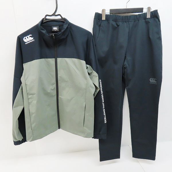 実際に弊社で買取させて頂いた【未使用】canterbury/カンタベリー R+ DUAL JACKETアールプラスデュアルジャケット/パンツ/セットアップ RP73104/RP13114/XL