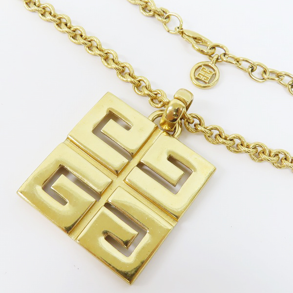 実際に弊社で買取させて頂いたGIVENCHY/ジバンシイ 4Gロゴ チェーンネックレス
