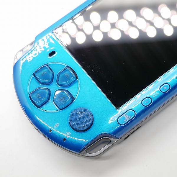実際に弊社で買取させて頂いたSONY/ソニー PlayStation Portable/PSP/プレイステーションポータブル 本体 PSP-3000 バイブラント・ブルー【簡易動作確認済】 の画像 3枚目
