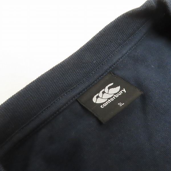 実際に弊社で買取させて頂いたCANTERBURY/カンタベリー ロゴプリント 長袖Tシャツ/RA40085/3Lの画像 6枚目