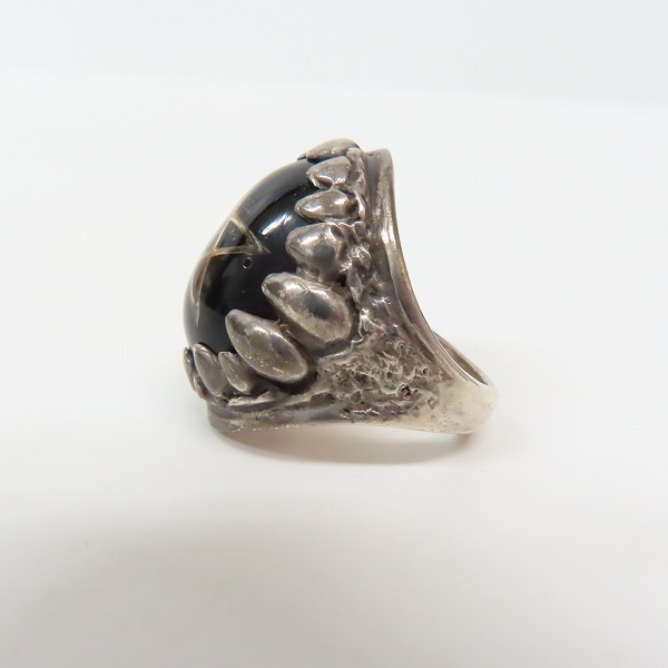 実際に弊社で買取させて頂いたALEX STEETER/アレックスストリーター ドラゴントゥース リング 名古屋パープル/14.5-15号の画像 2枚目