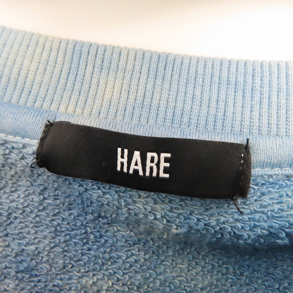 実際に弊社で買取させて頂いたHARE/ハレ 長袖 スウェット 総柄 HA020145CF/Sの画像 2枚目