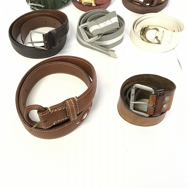 実際に弊社で買取させて頂いた【おまとめ品】GIORGIO ARMANI/ジョルジオアルマーニ HIGH CLASS/ハイクラス renoma/レノマ 他 ベルトの画像 4枚目