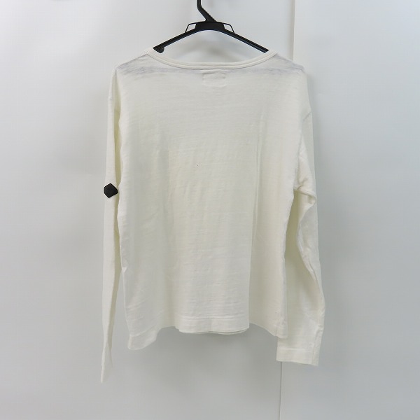 実際に弊社で買取させて頂いたTHE CRIMIE/クライミー コットン 長袖Tシャツ/カットソー ホワイト/Lの画像 1枚目
