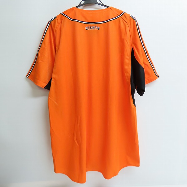実際に弊社で買取させて頂いたadidas/アディダス 読売ジャイアンツ 巨人漢字 ユニフォーム 橙色/XOの画像 1枚目
