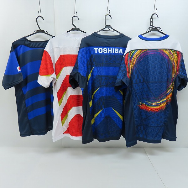 実際に弊社で買取させて頂いた【未使用含む】CANTERBURY/カンタベリー ラグビー日本代表 ユニフォーム 4点セットの画像 1枚目