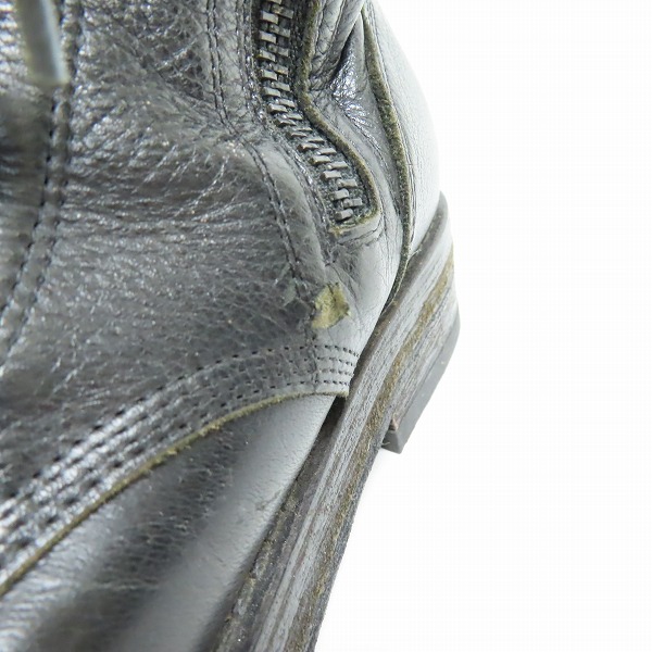 実際に弊社で買取させて頂いたANN DEMEULEMEESTER/アンドゥムルメステール 多重ジップ レースアップ ブーツ 36の画像 8枚目