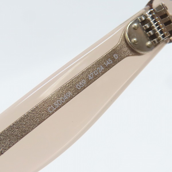 実際に弊社で買取させて頂いたCELINE/セリーヌ クリア メガネフレーム/アイウェア CL50049I 059の画像 7枚目