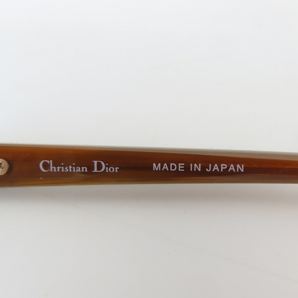 実際に弊社で買取させて頂いたChristian Dior/クリスチャンディオール メガネフレーム 眼鏡 CD-7688Jの画像 6枚目