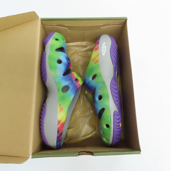 実際に弊社で買取させて頂いたKEEN/キーン YOGUI ARTS/ヨギ アーツ DDYE13/タイダイ サンダル 1024635/26.0の画像 8枚目