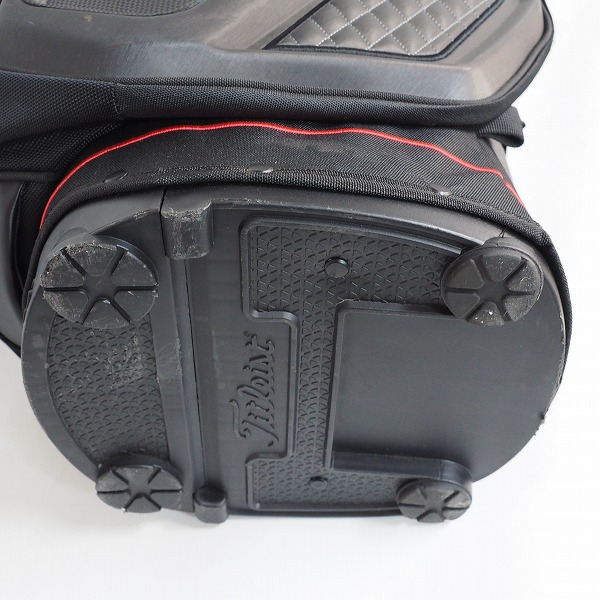 実際に弊社で買取させて頂いたTitleist/タイトリスト TB20SXSF  ゴルフ 9型 4分割スタンド式 キャディバッグ ブラックの画像 7枚目