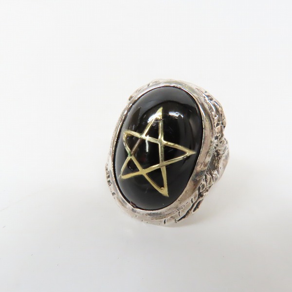 実際に弊社で買取させて頂いたALEX STEETER/アレックスストリーター Angel Heart Ring/エンジェルハートリング 東京ブラック/18号