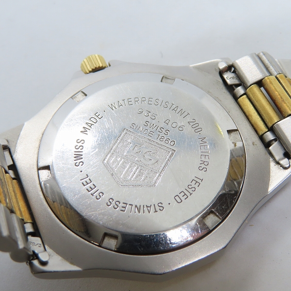 実際に弊社で買取させて頂いたTAG HEUER/タグホイヤー 3000 プロフェッショナル  935.406 腕時計【動作未確認】の画像 4枚目