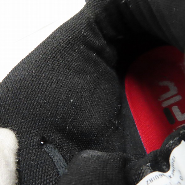 実際に弊社で買取させて頂いたFILA/フィラ MASHBURN/マッシュバーン ハイカットスニーカー 1VB90140-014/26.5の画像 7枚目