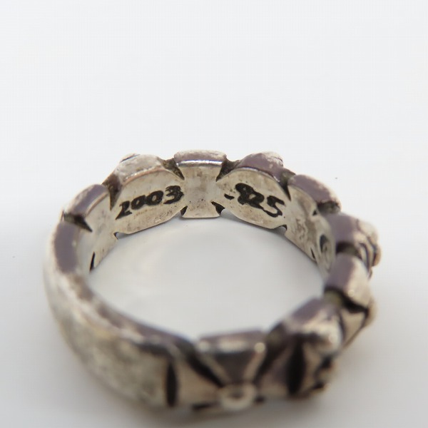 実際に弊社で買取させて頂いたTRAVIS WALKER/トラヴィスワーカー クロスリング/8号の画像 6枚目