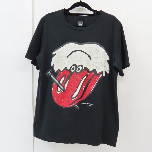 実際に弊社で買取させて頂いたNUMBER (N)INE×face/ナンバーナイン×フェイス Tシャツ ブラック/3