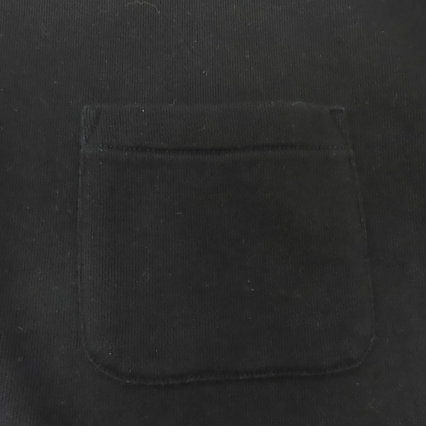 実際に弊社で買取させて頂いたHARE/ハレ 長袖 胸ポケット スウェット ブラック HA020037AD/Sの画像 5枚目