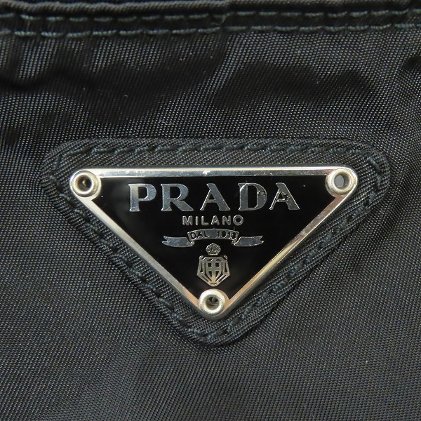 実際に弊社で買取させて頂いた【難有り品】PRADA/プラダ ナイロン ショルダーポーチ/サコッシュの画像 4枚目