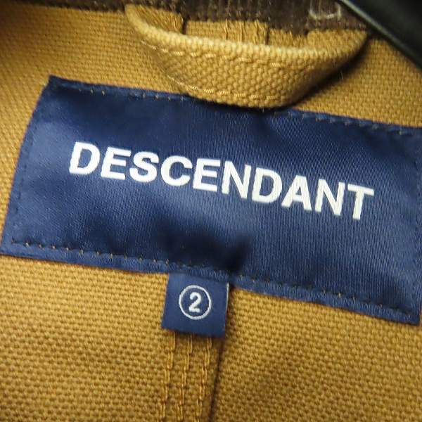 実際に弊社で買取させて頂いたDECENDANT/ディセンダント MFG CHORE JACKET ダック地 カバーオール/2の画像 2枚目