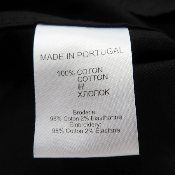 実際に弊社で買取させて頂いた【JPタグ】GIVENCHY/ジバンシィ襟スター＆ライン刺繍 長袖ドレスシャツ/38の画像 4枚目