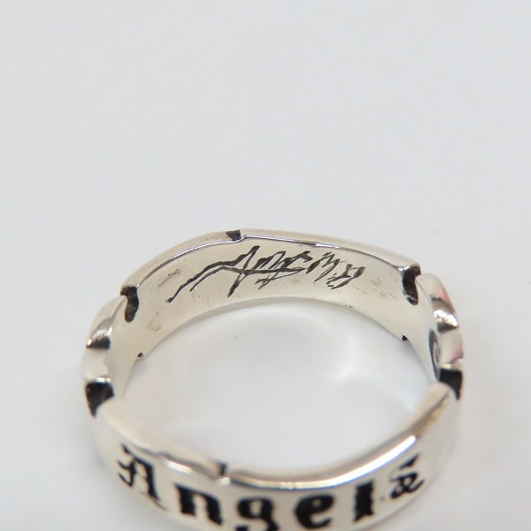 実際に弊社で買取させて頂いたALEX STREETER/アレックスストリーター エンジェル＆デビルズ リング ALR811/18.5号の画像 6枚目