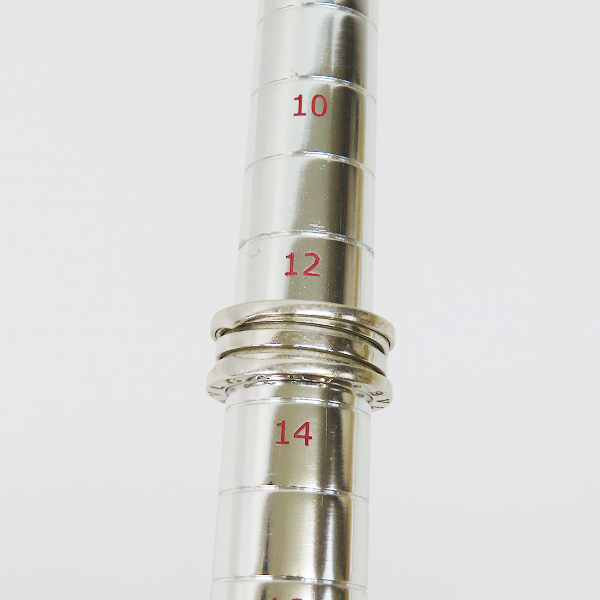 実際に弊社で買取させて頂いたBVLGARI/ブルガリ K18WG B-ZERO1/3バンド リング/指輪 54/13号の画像 7枚目