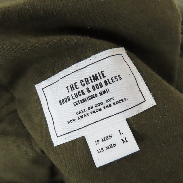 実際に弊社で買取させて頂いたTHE CRIMIE/クライミー LEX CHINO SHORTS ショートパンツ/Lの画像 3枚目