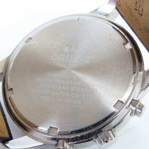 実際に弊社で買取させて頂いたORIENT/オリエント クロノグラフ 腕時計 KU00-C0-Bの画像 3枚目