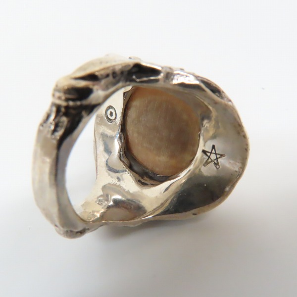 実際に弊社で買取させて頂いたALEX STEETER/アレックスストリーター 2011年限定 Angel Heart Ring/エンジェルハートリング パール/19号の画像 6枚目