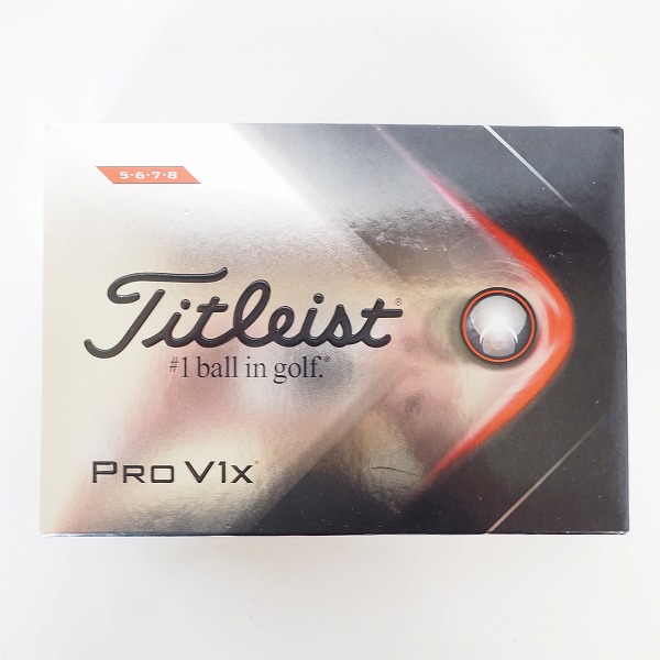 実際に弊社で買取させて頂いた【未使用】Titleist/タイトリスト PRO V1x ゴルフボール ホワイト 1ダースの画像 3枚目