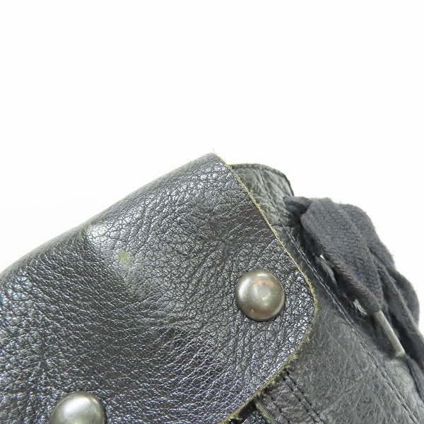 実際に弊社で買取させて頂いたANN DEMEULEMEESTER/アンドゥムルメステール 多重ジップ レースアップ ブーツ 36の画像 9枚目