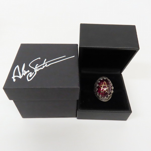 実際に弊社で買取させて頂いたALEX STEETER/アレックスストリーター ドラゴントゥース リング 名古屋パープル/14.5-15号の画像 9枚目