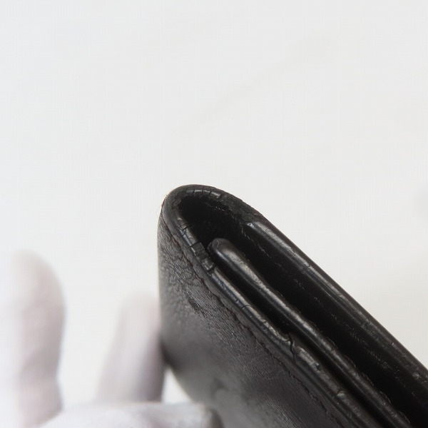 実際に弊社で買取させて頂いたDunhill/ダンヒル ロゴプレート 二つ折り名刺入れ/カードケースの画像 5枚目