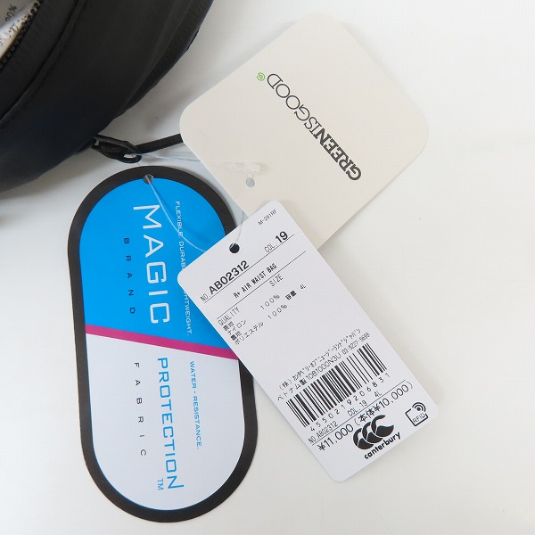 実際に弊社で買取させて頂いた【未使用】canterbury/カンタベリー R+ AIR WAIST BAG/R+エアーウエストバッグ AB02312の画像 8枚目