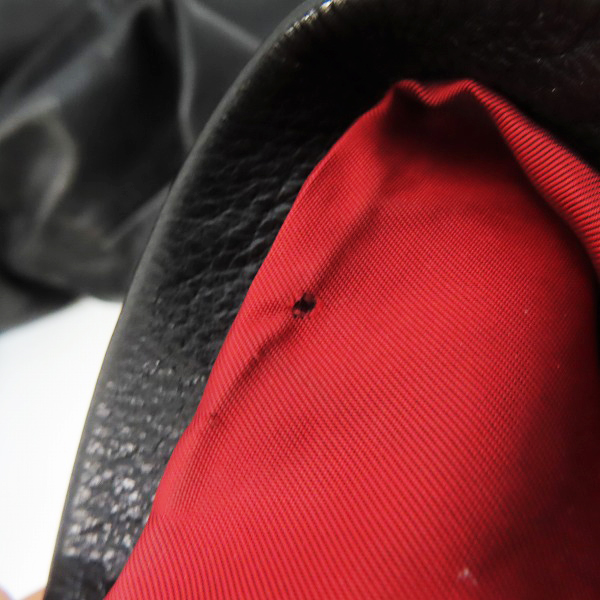 実際に弊社で買取させて頂いたBLUE WORK/ブルーワーク TOMORROWLAND/トゥモローランド ダブルライダース ジャケット ブラック/Lの画像 6枚目