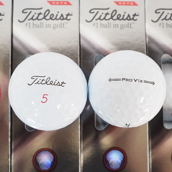 実際に弊社で買取させて頂いた【未使用】Titleist/タイトリスト PRO V1x ゴルフボール ホワイト 1ダースの画像 1枚目