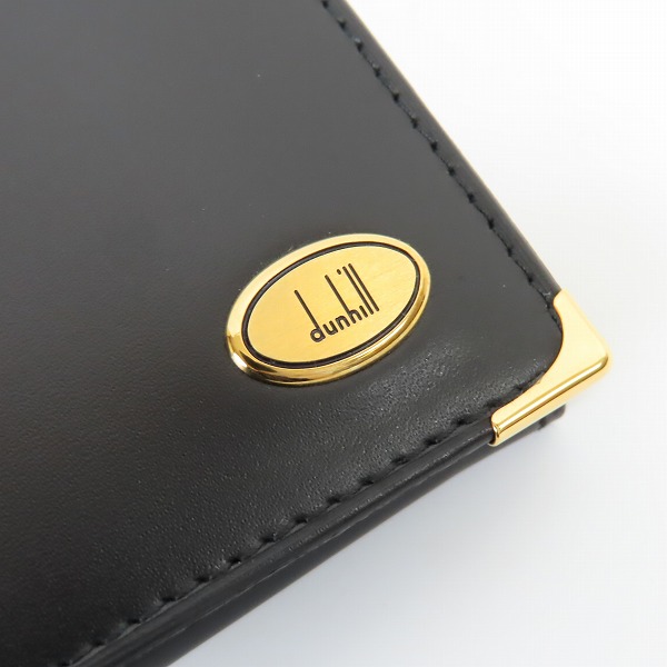 実際に弊社で買取させて頂いたALFRED DUNHILL/アルフレッド・ダンヒル 二つ折り 長財布/長札入れの画像 5枚目