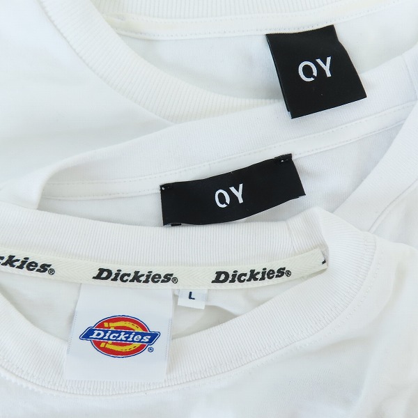 実際に弊社で買取させて頂いたOY/オーワイ Dickies/ディッキーズ ジップスウェット  プルオーバースウェット 半袖Tシャツ 3点セットの画像 2枚目