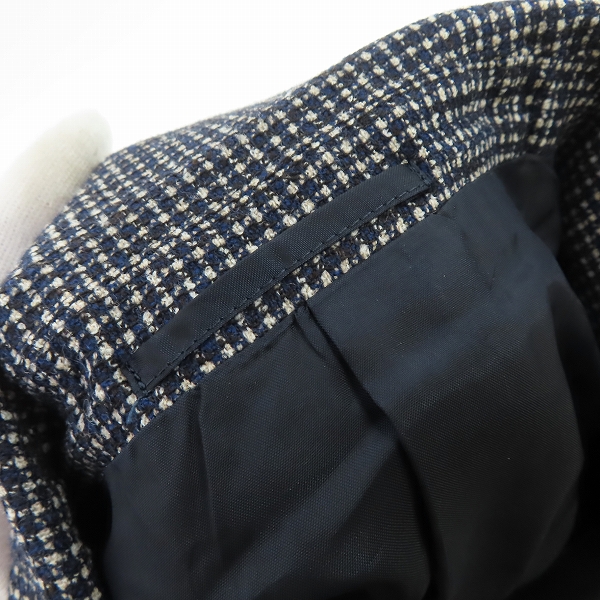 実際に弊社で買取させて頂いたUNITED ARROWS/ユナイテッドアローズ チェック柄 ジャケット 1122-110-5867/50の画像 5枚目