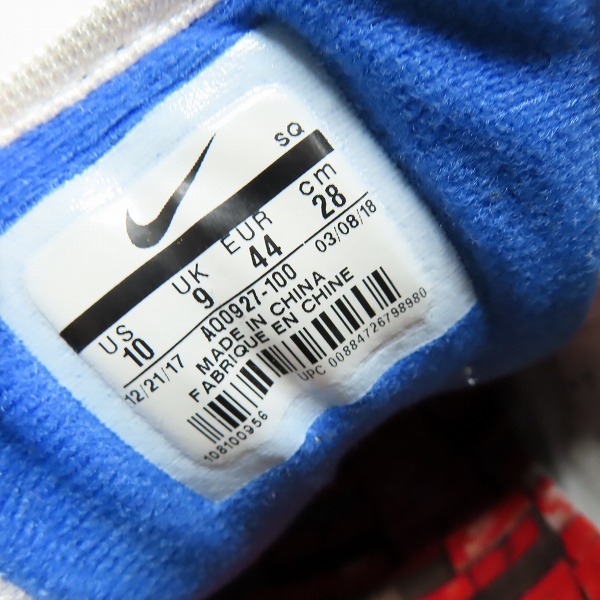 実際に弊社で買取させて頂いたNIKE×atmos/ナイキ×アトモス AIR MAX 1 PRNT/エアマックス1 プリント AQ0927-100/28の画像 5枚目