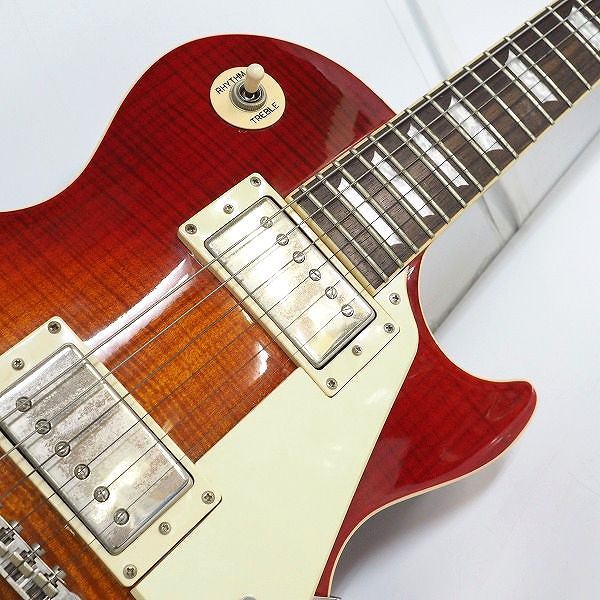 実際に弊社で買取させて頂いた★Epiphone/エピフォン Les Paul Standard/レスポールスタンダード サンバースト エレキギター ハードケース付 の画像 5枚目