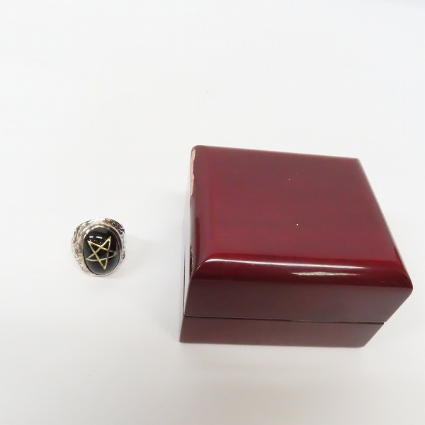 実際に弊社で買取させて頂いたALEX STEETER/アレックスストリーター Angel Heart Ring/エンジェルハートリング 東京ブラック/18号の画像 8枚目