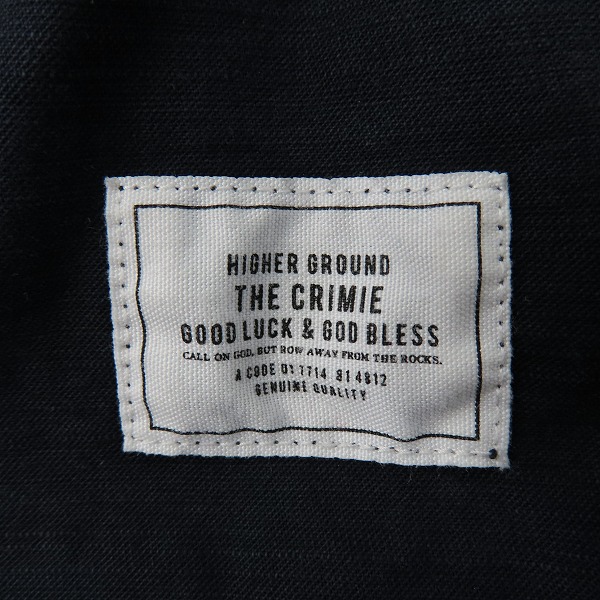 実際に弊社で買取させて頂いたTHE CRIMIE/クライミー HIGHER GROUND コットン シャツジャケット/Lの画像 6枚目