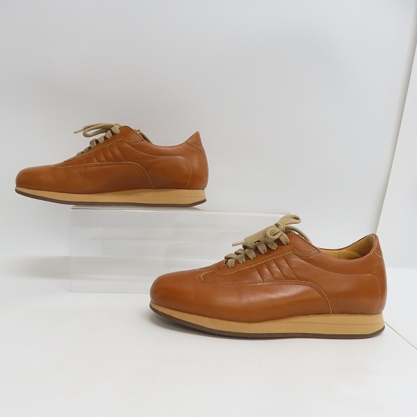 実際に弊社で買取させて頂いたBURBERRY/バーバリー レザー シューズ スニーカー BU1340/24.0の画像 3枚目