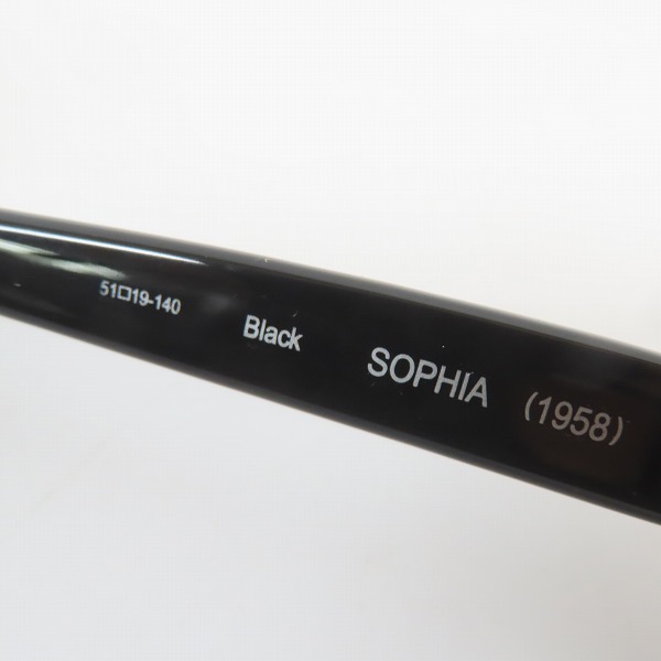 実際に弊社で買取させて頂いたOLIVER GOLDSMITH /オリバーゴルドスミス SOPHIA(1958) サングラスの画像 6枚目
