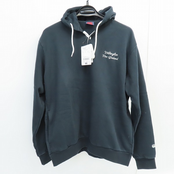 実際に弊社で買取させて頂いた【未使用】canterbury/カンタベリー RUGGER SWEAT HOODY/ラガースウェットフーディ RA42516/L